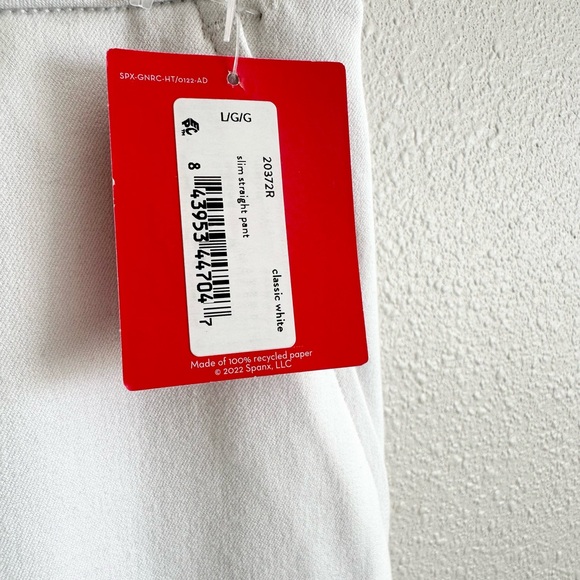 NWT Spanx Slim Straight Pant in White Size Large - Picture 8 of 14